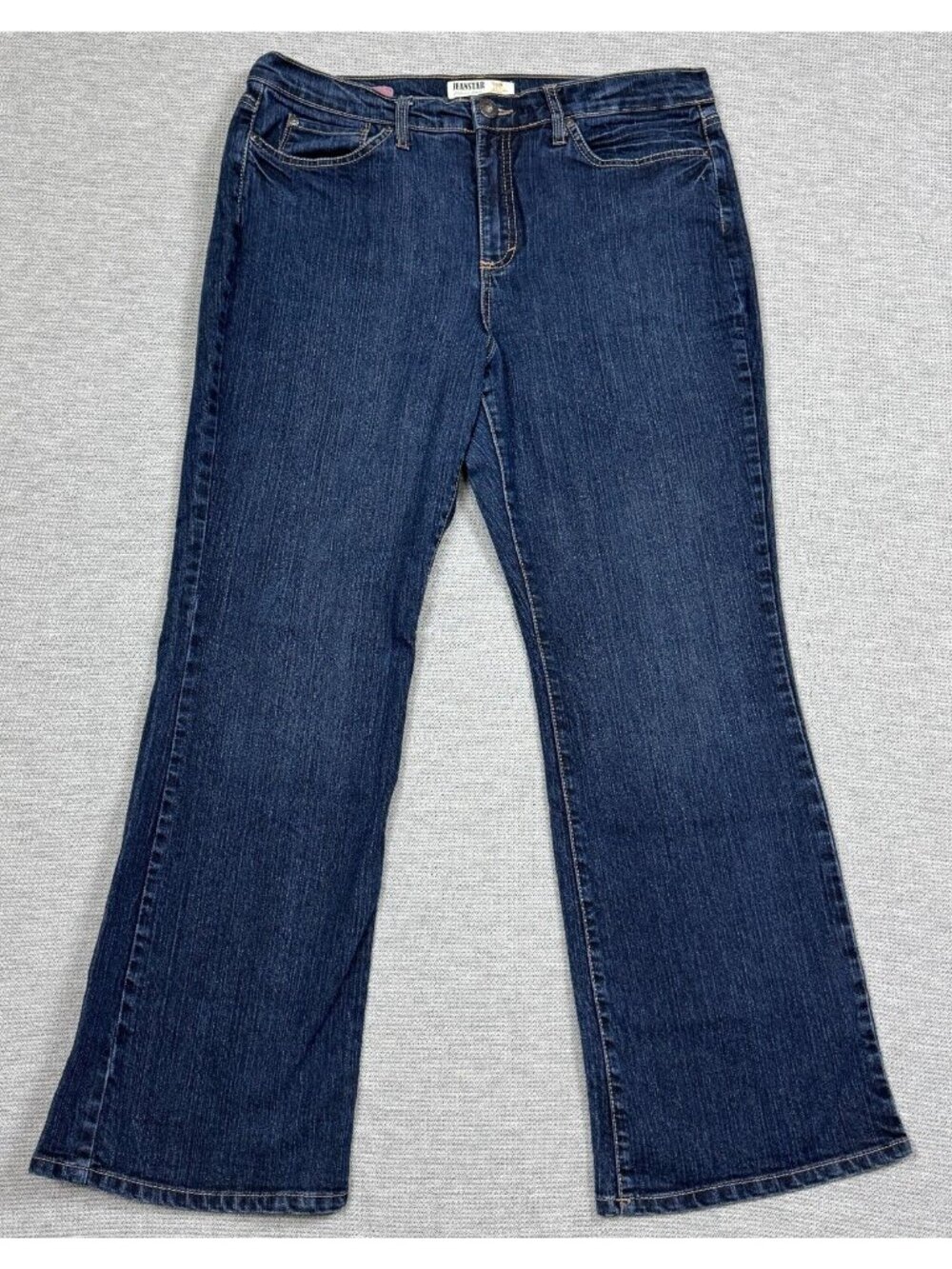 Jeanstar Elle Petite Bootcut Jeans Womens16P Premium Denim Dark Wash Mid Rise